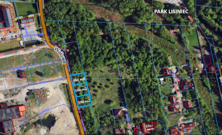 działka na sprzedaż - Częstochowa, Lisiniec, Wałowa